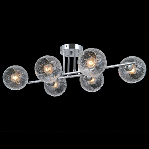 Потолочная люстра Illumico IL0701-6CSQ-24 CR ARIES изображение в интернет-магазине Cramer Light фото 3
