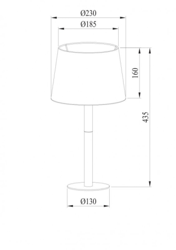 Настольная лампа ARTE Lamp A2102LT-1WH изображение в интернет-магазине Cramer Light фото 5