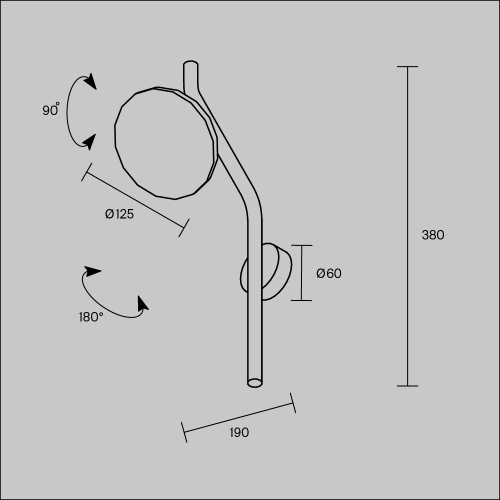 Бра Maytoni Vita MOD451WL-L8B3K дополнительное фото фото 8