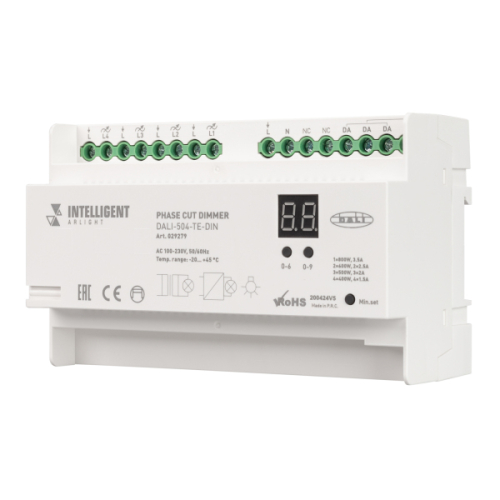 Диммер Arlight DALI-504-TE-DIN 230V 4x2A 029279 дополнительное фото