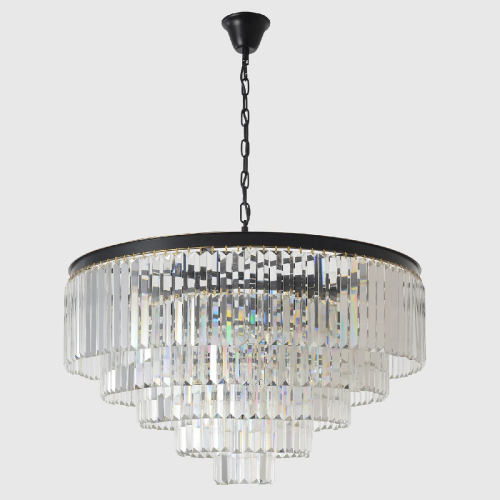 Подвесная люстра Crystal Lux MAXIME SP13 BLACK изображение в интернет-магазине Cramer Light фото 2