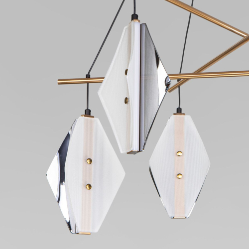 Подвесной светильник Eurosvet Glare 301054 LED латунь a071576 изображение в интернет-магазине Cramer Light фото 4