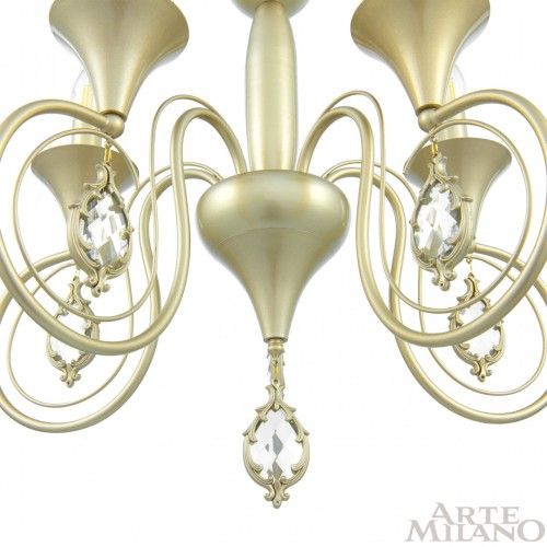 Подвесная люстра Arte Milano 349920/5 CG изображение в интернет-магазине Cramer Light фото 9