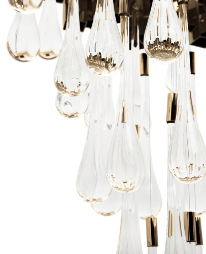 Подвесная люстра Delight Collection Trump KM0988P-8 gold изображение в интернет-магазине Cramer Light фото 4