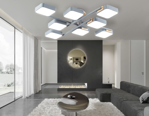 Потолочная люстра Ambrella Light Linetech Comfort FL4889 изображение в интернет-магазине Cramer Light фото 9
