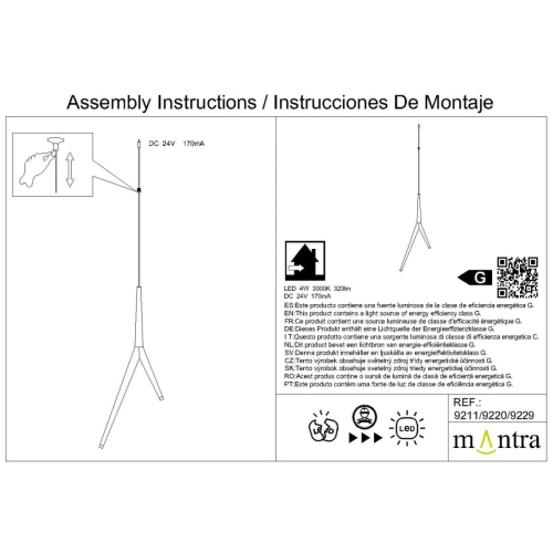 Подвесная люстра Mantra Arrecife 9385+9220 (5L) изображение в интернет-магазине Cramer Light фото 8