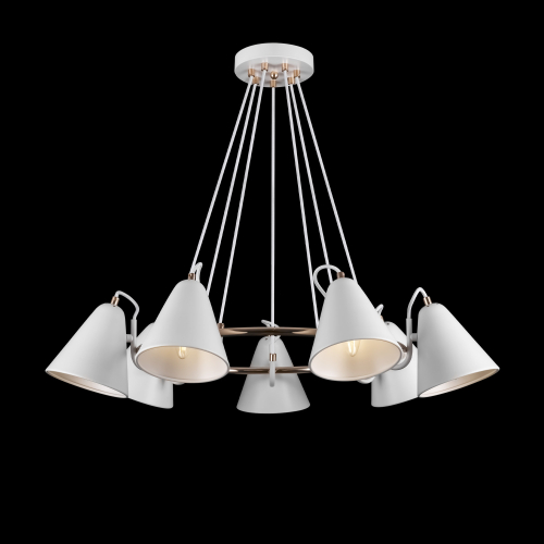 Подвесная люстра Freya Falke FR8001PL-07WG изображение в интернет-магазине Cramer Light фото 4