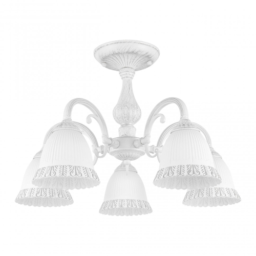 Потолочная люстра Arte Milano 347410/5 WT+SL изображение в интернет-магазине Cramer Light фото 3