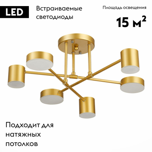 Потолочная люстра Evoluce Nobel SLE201022-06 изображение в интернет-магазине Cramer Light фото 2