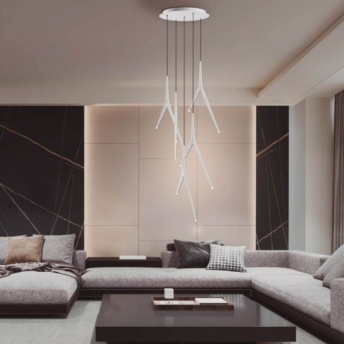 Подвесная люстра Mantra Arrecife 9362+9211 (5L) изображение в интернет-магазине Cramer Light