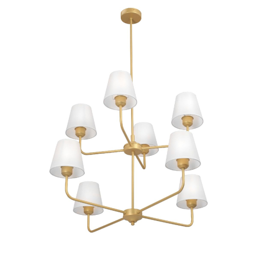 Люстра на штанге Vitaluce V3923-8/8PL изображение в интернет-магазине Cramer Light фото 3