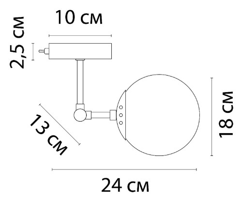 Бра Arte Lamp Bolla A1664AP-1GO дополнительное фото фото 3