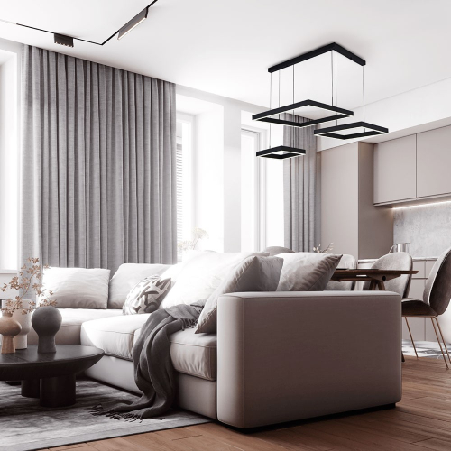 Подвесная люстра LED4U L91070-800-600-400 изображение в интернет-магазине Cramer Light фото 2