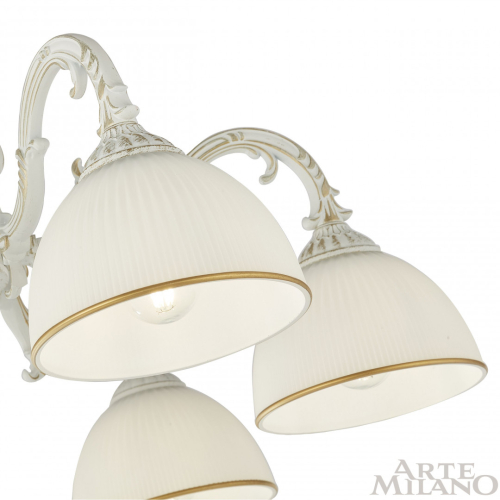 Потолочная люстра Arte Milano 346410/6 WT+G изображение в интернет-магазине Cramer Light фото 6