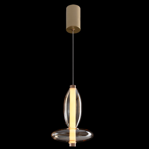 Подвесной светильник Crystal Lux QUASAR SP7W LED AMBER изображение в интернет-магазине Cramer Light фото 3