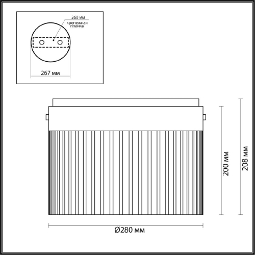 Накладной светильник Odeon Light Pillari 5047/24LC изображение в интернет-магазине Cramer Light фото 3