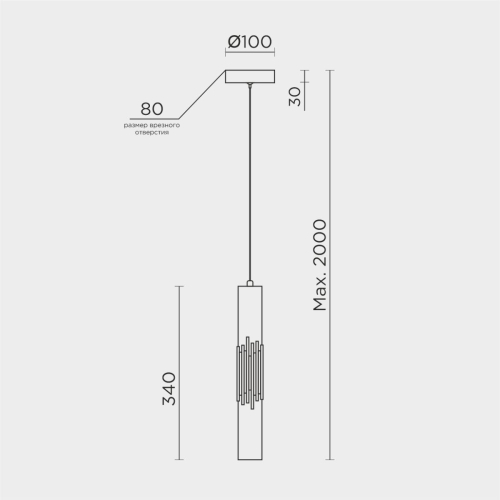 Подвесной светильник Modelux ML.88987.1 CR изображение в интернет-магазине Cramer Light фото 2