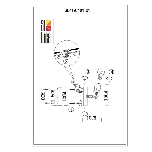 Спот ST Luce Ano SL419.401.01 изображение в интернет-магазине Cramer Light фото 7