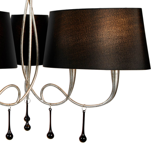 Подвесная люстра Mantra Paola Painted Silver 3530 изображение в интернет-магазине Cramer Light фото 5