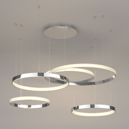 Подвесная люстра Eurosvet Posh 90175/5 хром a045416 изображение в интернет-магазине Cramer Light