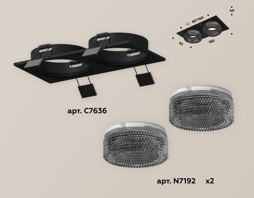 Встраиваемый светильник Ambrella Light Techno XC7636021 (C7636, N7192) изображение в интернет-магазине Cramer Light фото 2