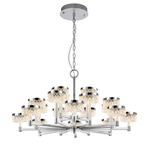 Подвесная люстра Delight Collection MD21020075 MD21020075-20A chrome изображение в интернет-магазине Cramer Light фото 2