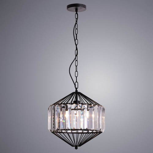 Подвесной светильник Arte Lamp Cassel A1790SP-1BK изображение в интернет-магазине Cramer Light фото 3