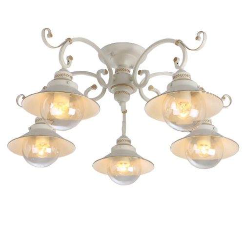 Потолочная люстра Arte Lamp 7 A4577PL-5WG изображение в интернет-магазине Cramer Light