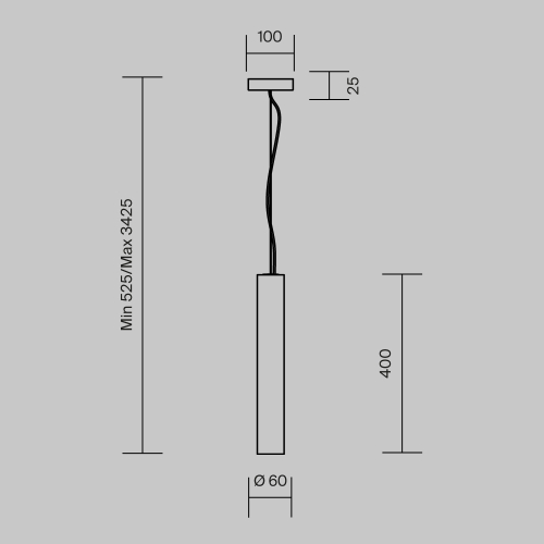 Подвесной светильник Maytoni Basic Texture MOD461PL-L5BK изображение в интернет-магазине Cramer Light фото 3