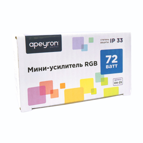 Мини-усилитель RGB Apeyron 04-25 изображение в интернет-магазине Cramer Light фото 3