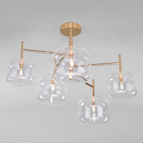Потолочная люстра Eurosvet Jar 70128/5 золото изображение в интернет-магазине Cramer Light фото 4