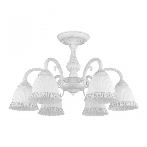 Потолочная люстра Arte Milano 347410/6 WT+SL изображение в интернет-магазине Cramer Light фото 4