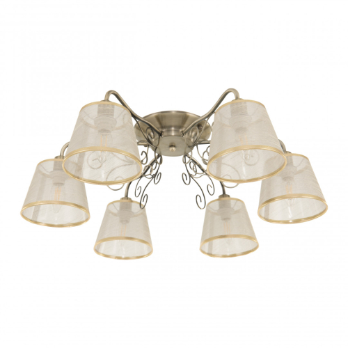 Потолочная люстра Arte Milano 341120/6 AB изображение в интернет-магазине Cramer Light фото 5