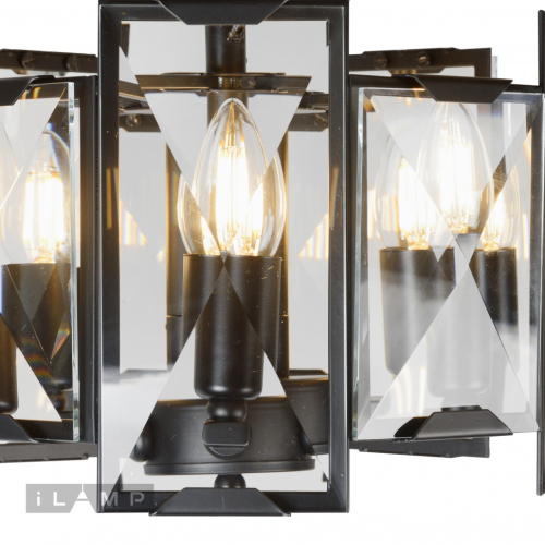 Подвесная люстра iLamp Panorama 6113-360 BK изображение в интернет-магазине Cramer Light фото 2