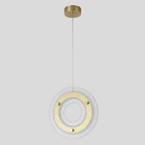 Подвесной светильник Crystal Lux DIEGO SP25W LED BRASS изображение в интернет-магазине Cramer Light