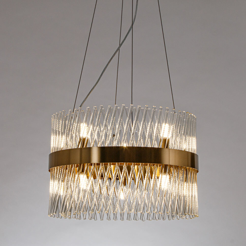 Подвесная люстра Arte Lamp Acapulco A1073LM-10PB изображение в интернет-магазине Cramer Light фото 2