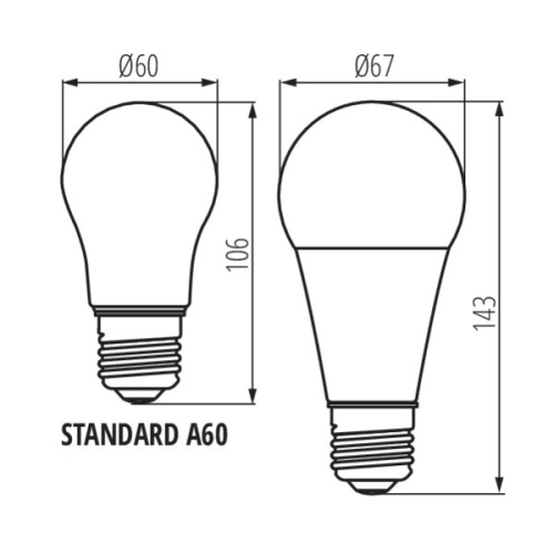 Лампа светодиодная Kanlux IQ-LED E27 19W 4000К 27316 изображение в интернет-магазине Cramer Light фото 3