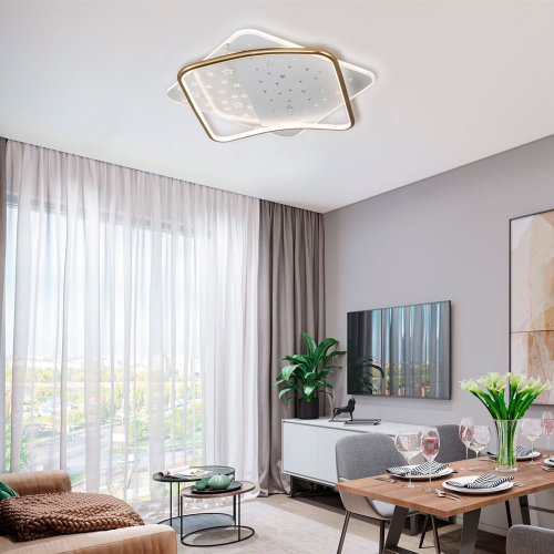 Потолочный светильник LED4U L1037-520 GD изображение в интернет-магазине Cramer Light фото 2