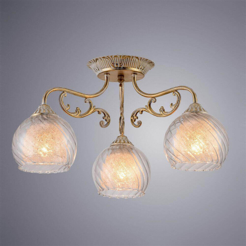 Потолочная люстра Arte Lamp A7062PL-3WG изображение в интернет-магазине Cramer Light фото 2