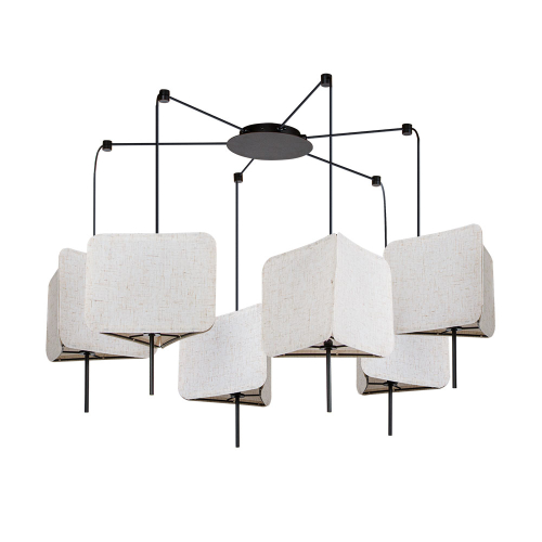 Подвесная люстра Arte Lamp Trixie A7084SP-6BK изображение в интернет-магазине Cramer Light
