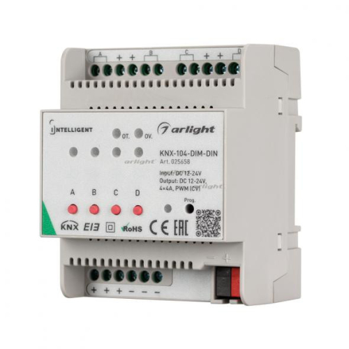 Диммер Arlight INTELLIGENT Arlight KNX-104-DIM-DIN 025658 дополнительное фото