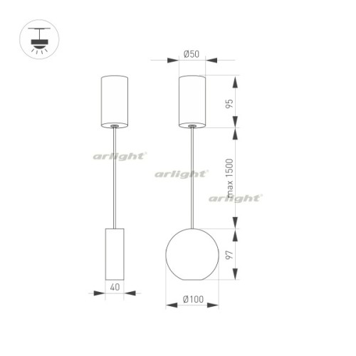 Подвесной светильник Arlight Elementa 032766 изображение в интернет-магазине Cramer Light фото 5