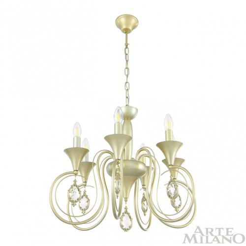 Подвесная люстра Arte Milano 349920/6 CG изображение в интернет-магазине Cramer Light фото 4