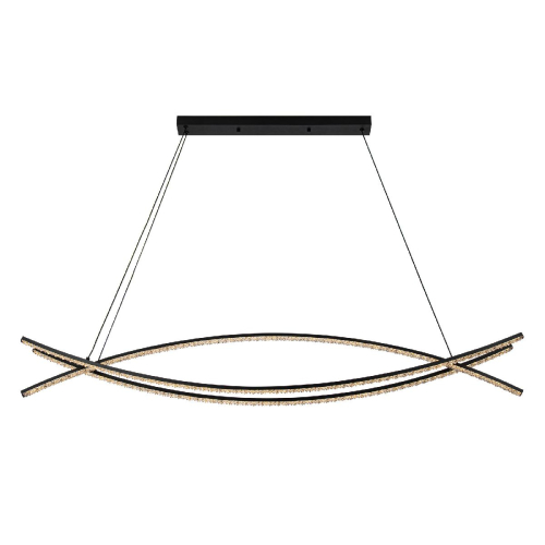 Подвесной светильник LED4U L8630-1200 BK изображение в интернет-магазине Cramer Light