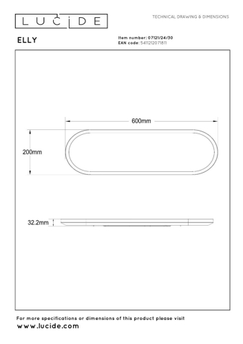 Потолочный светильник Lucide Elly 07121/24/30 изображение в интернет-магазине Cramer Light фото 10
