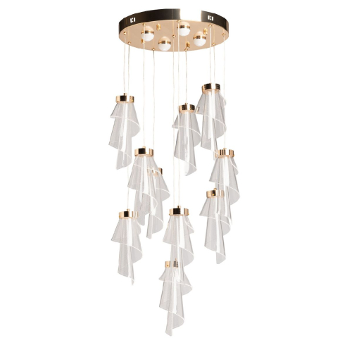 Каскадная люстра De Markt Конти 488013110 изображение в интернет-магазине Cramer Light