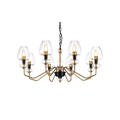 Подвесная люстра Elstead Lighting Armand DL-ARMAND8-AB изображение в интернет-магазине Cramer Light
