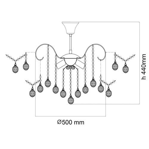 Потолочная люстра MW-Light Жемчуг 232017706 изображение в интернет-магазине Cramer Light фото 10