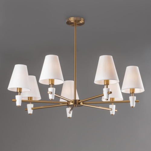 Люстра на штанге Freya Pietra FR5371CL-07BS изображение в интернет-магазине Cramer Light фото 7