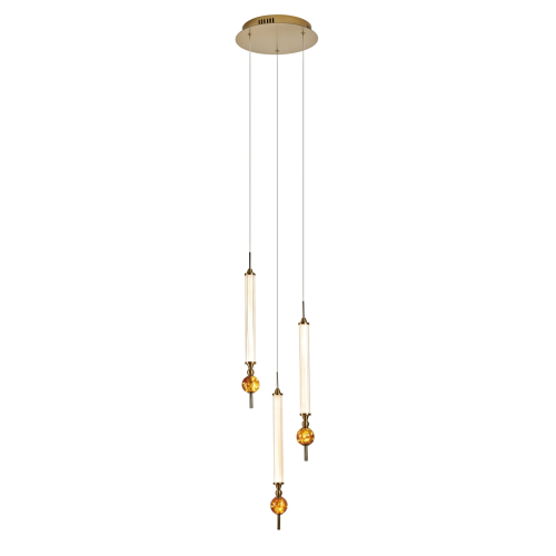 Подвесной светильник Delight Collection OD2503-3 gold изображение в интернет-магазине Cramer Light фото 2